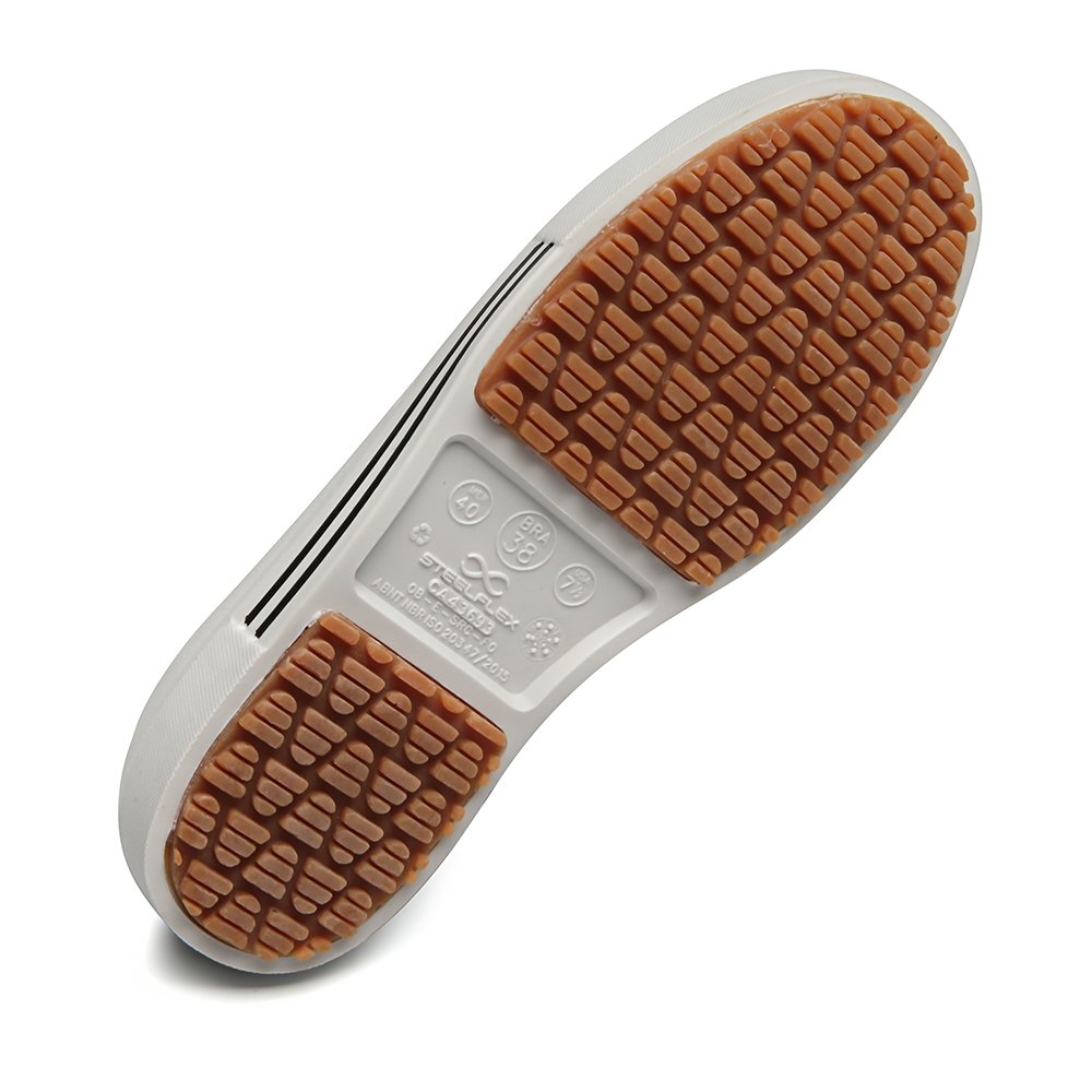 Sapato de Segurança Steelflex Bracol - Iate Moov Antiderrapante CA43693 Branco 35