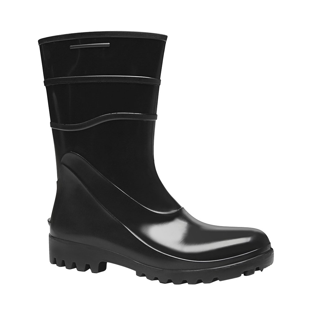 BOTA PVC BRACOL PRETA CA37456 CANO CURTO SEM FORRO 42