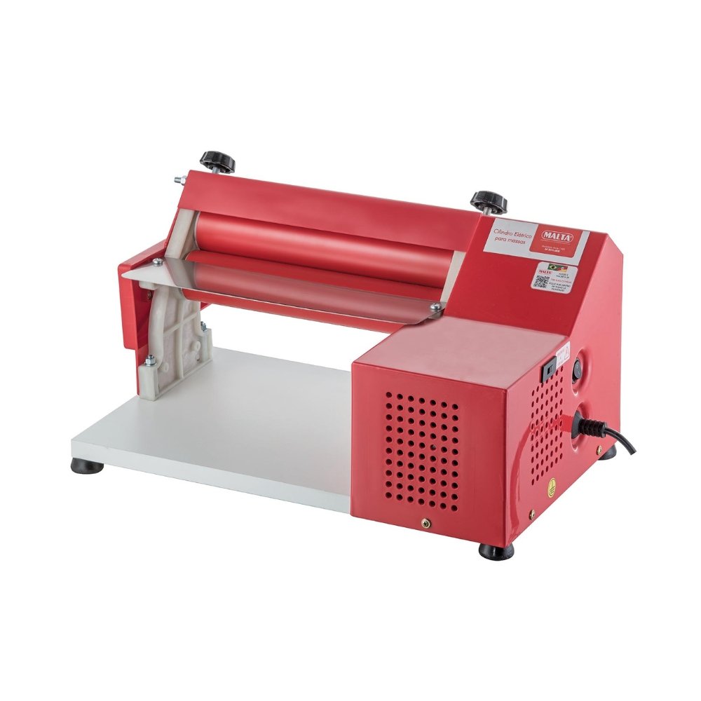 Laminador para Pasta Americana 28cm Vermelha 127V