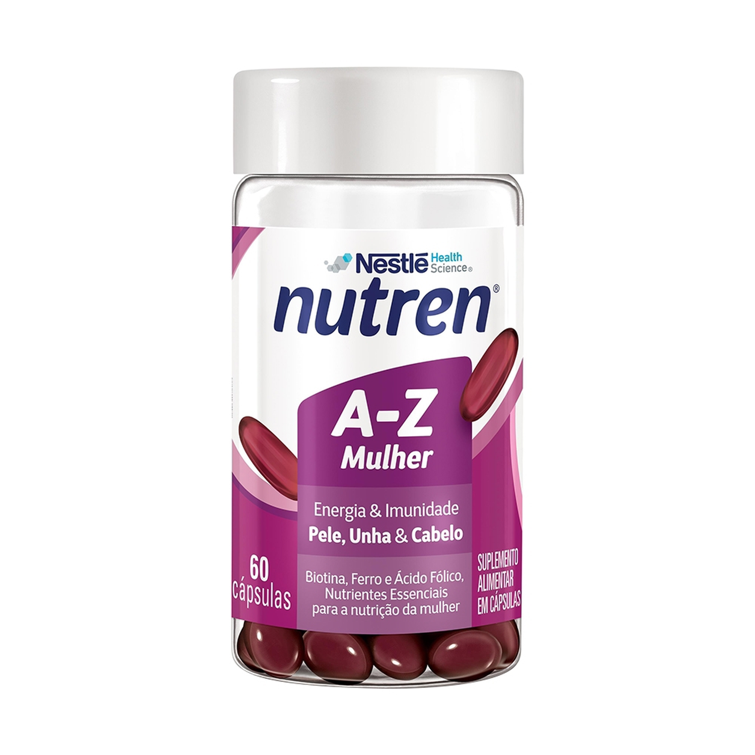Nutren Nestlé Mulher A-Z Softgel 60 Capsulas
