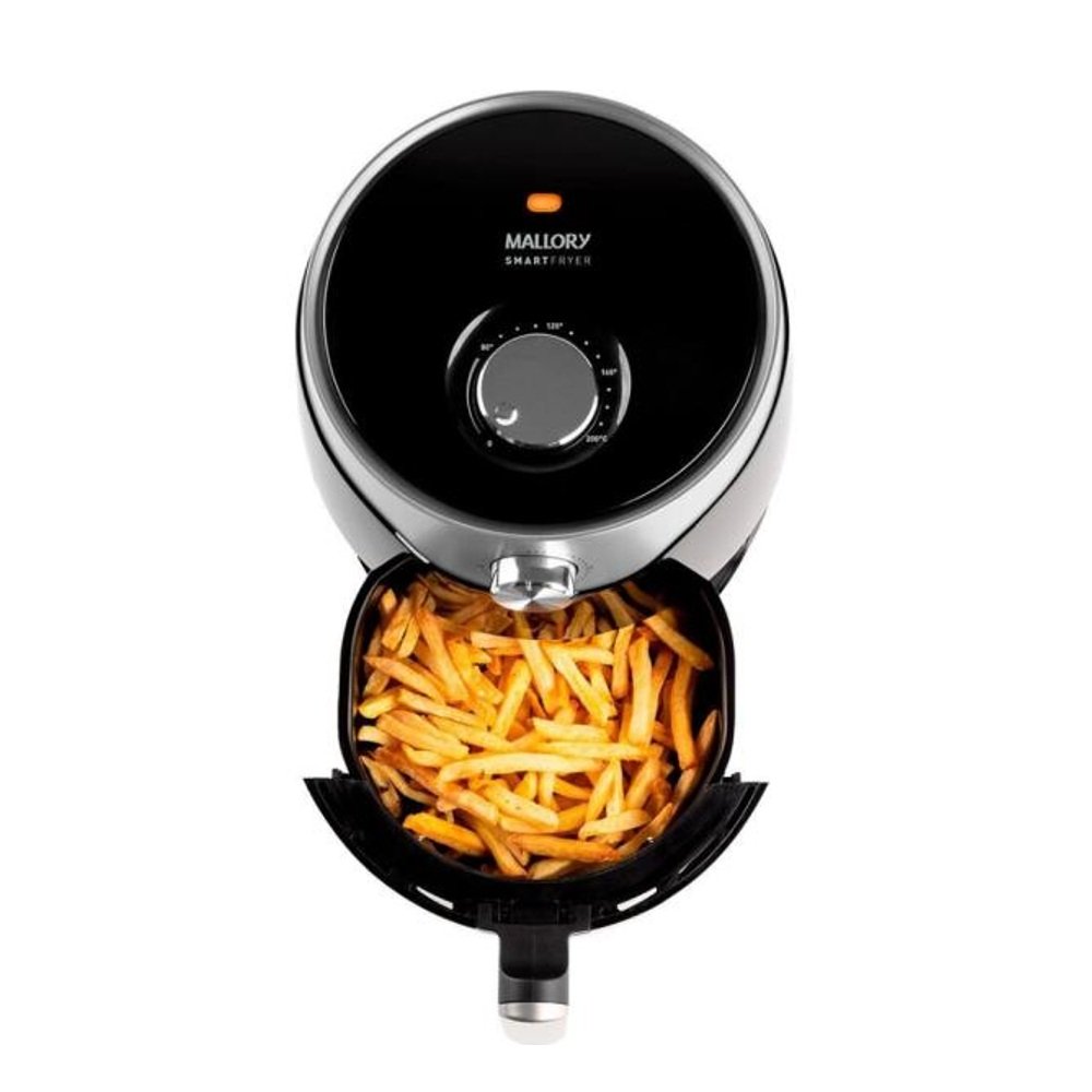 Fritadeira Air Fryer Mallory 3 Litros Smart Fryer Prata - 127V