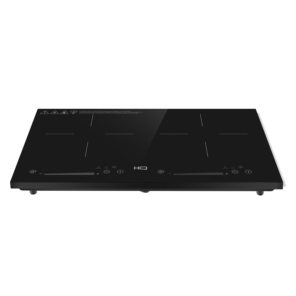 Cooktop de Indução HQ 2 Bocas Portátil 3500W Preto HQ-IDE3502S 220V