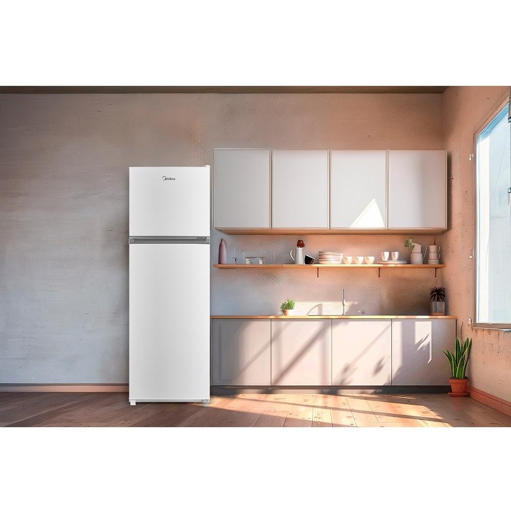 Geladeira Midea Cycle Defrost Duplex 294 Litros Branca Md-Rt411 127V