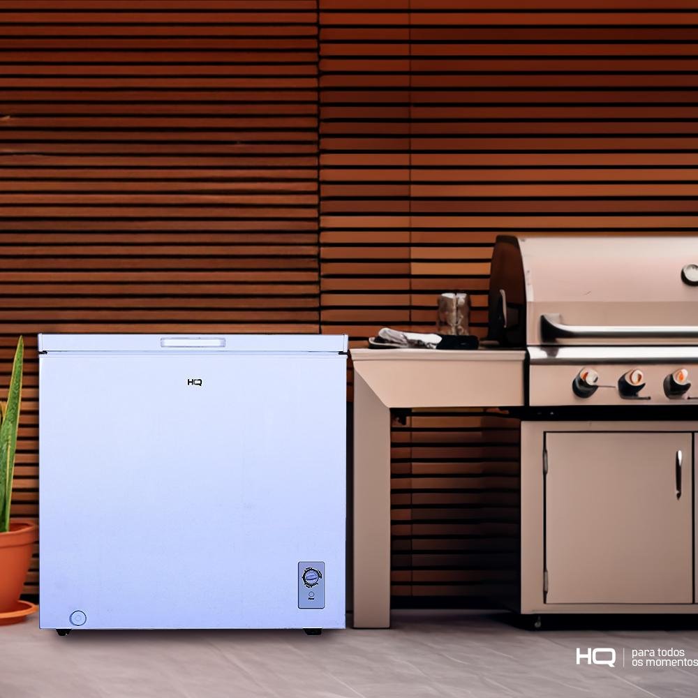 Freezer E Conservador Horizontal Hq 210 Litros Branco Hq-210Cfh 127V