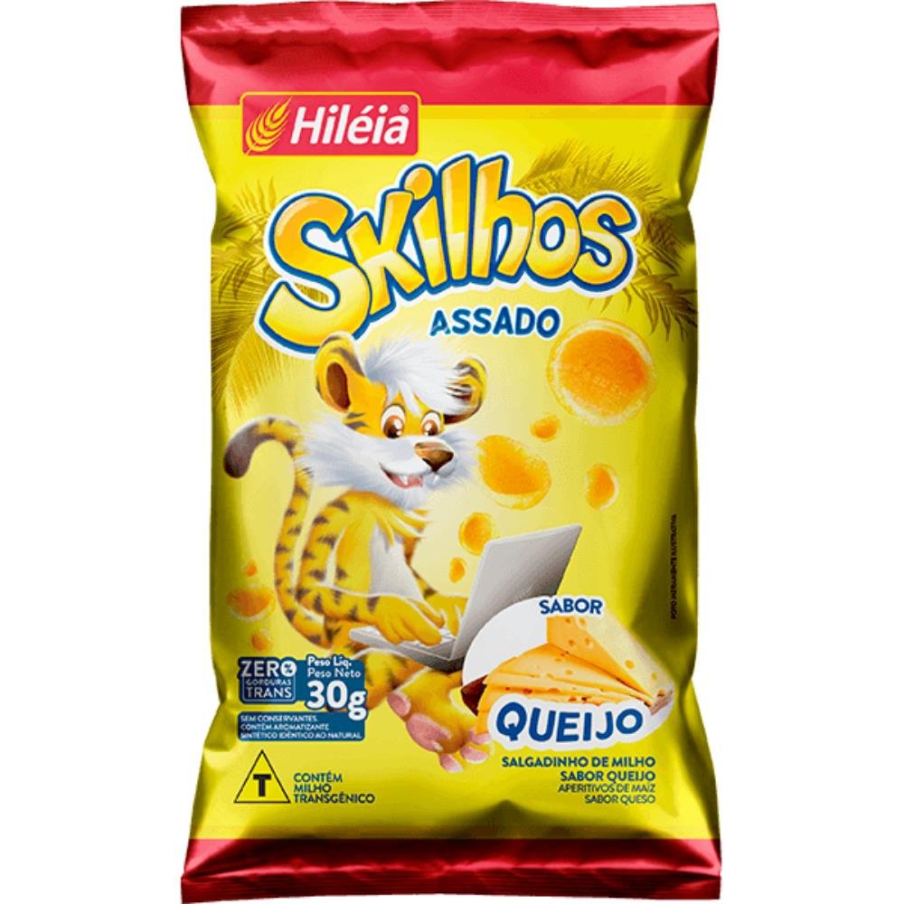 Skilhos Queijo 30g - Fardo com 24 Unidades