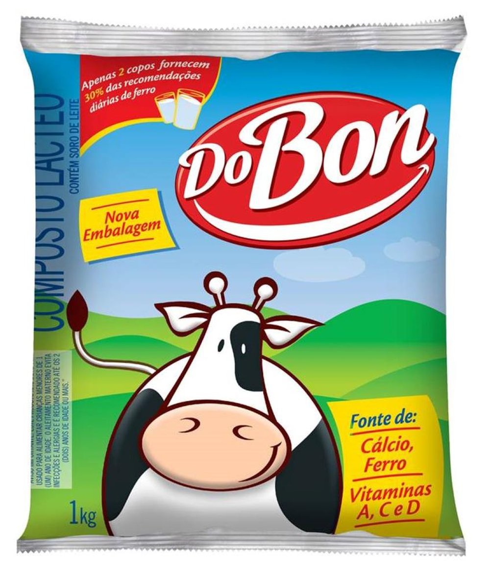 Leite Dobon Composto 120G - Fardo com 80 Unidades