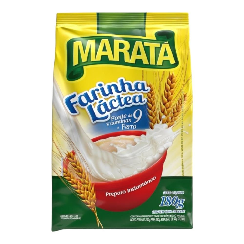 Farinha Lactea Marata Sache 180g - Caixa com 12 Unidades
