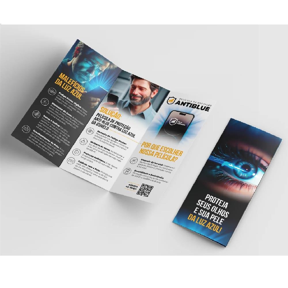 Flyer Para Divulgação De Película Antiblue