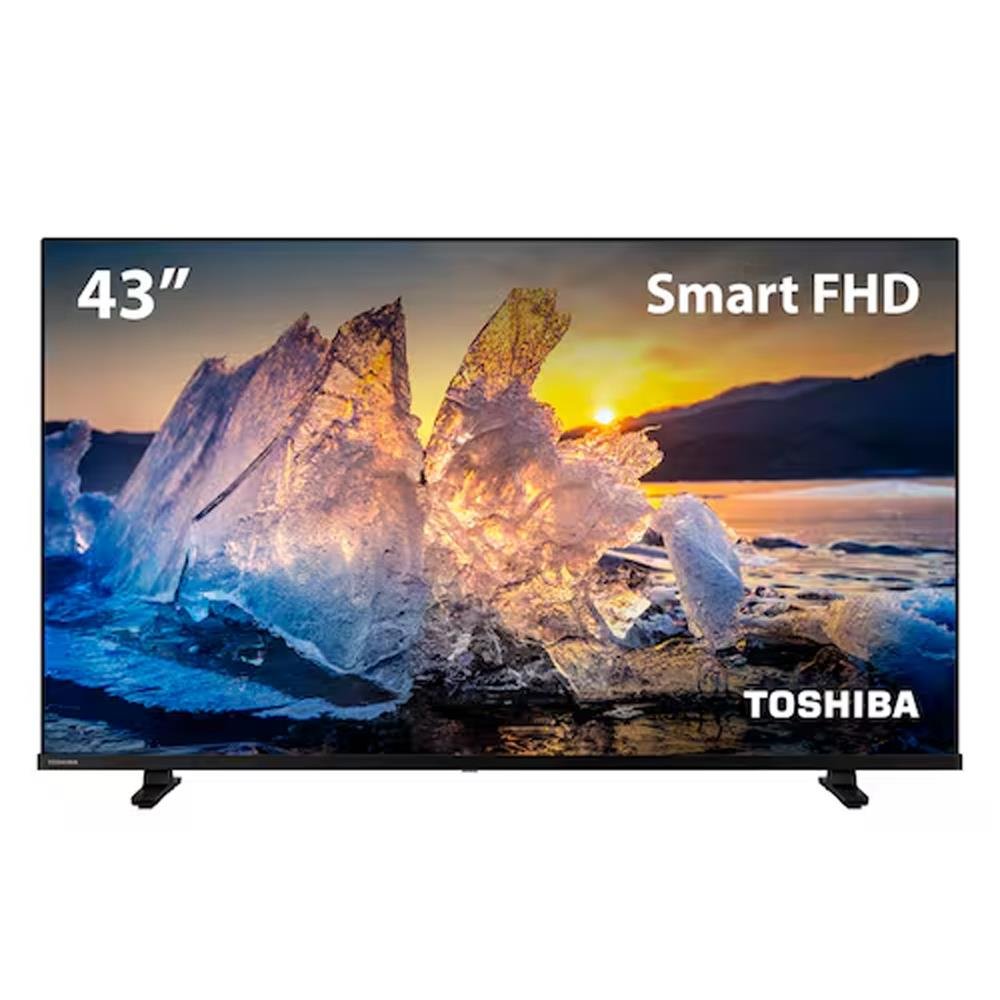 Smart TV LED 43¿ Full HD Toshiba 43TB021M com Conversor Digital Integrado, Wi-Fi, HDMI, USB