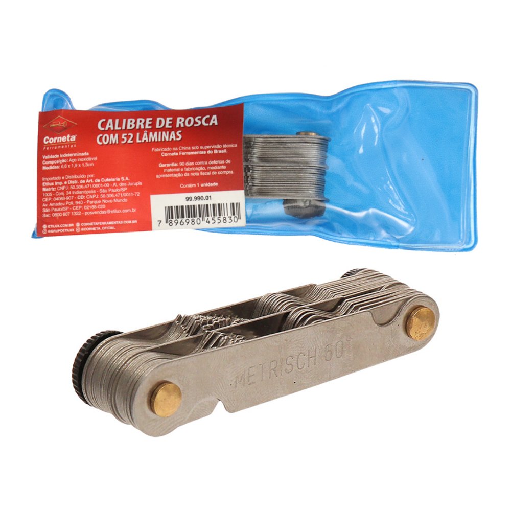 Calibre De Rosca 52 Laminas - Corneta