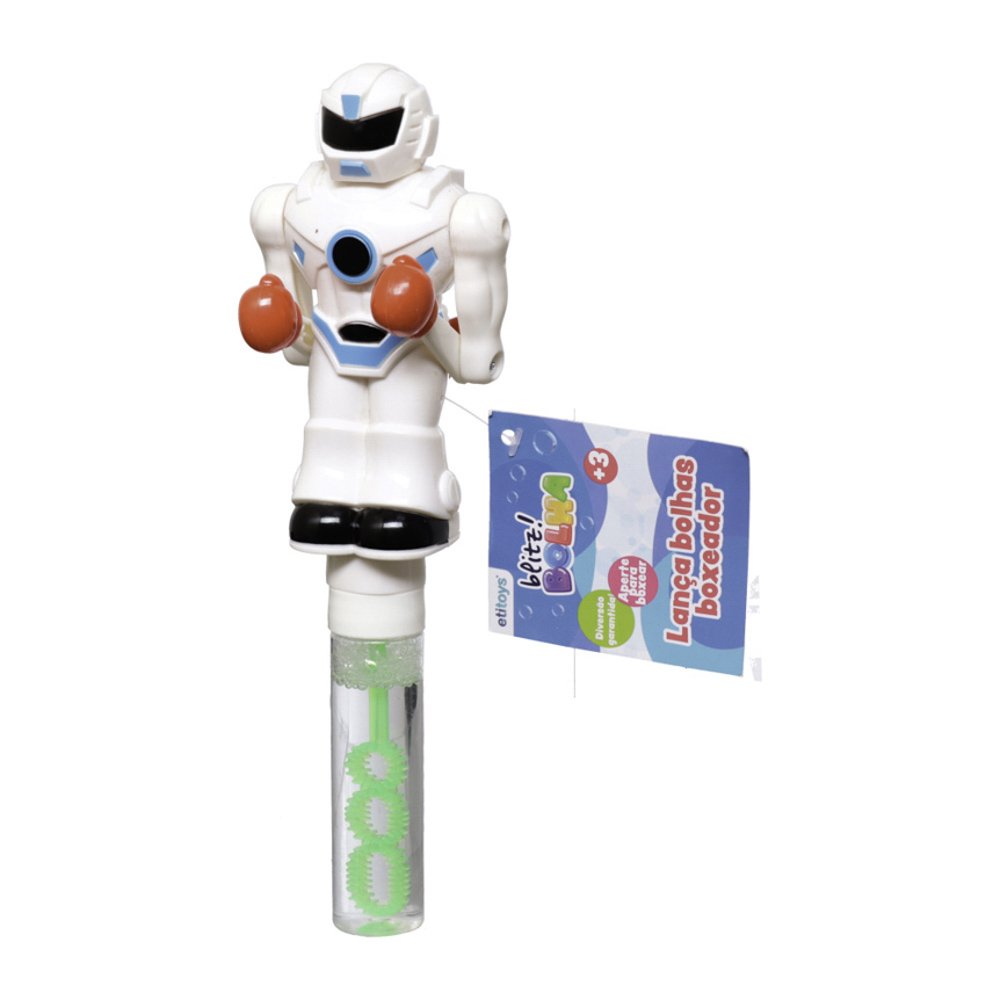 Lanca Bolhas Boneco Boxe Displ - ETITOYS