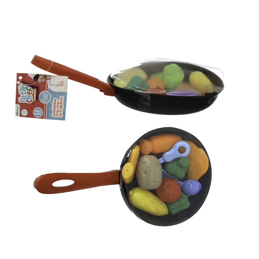Comidinha Crec Crec Frigideira - ETITOYS