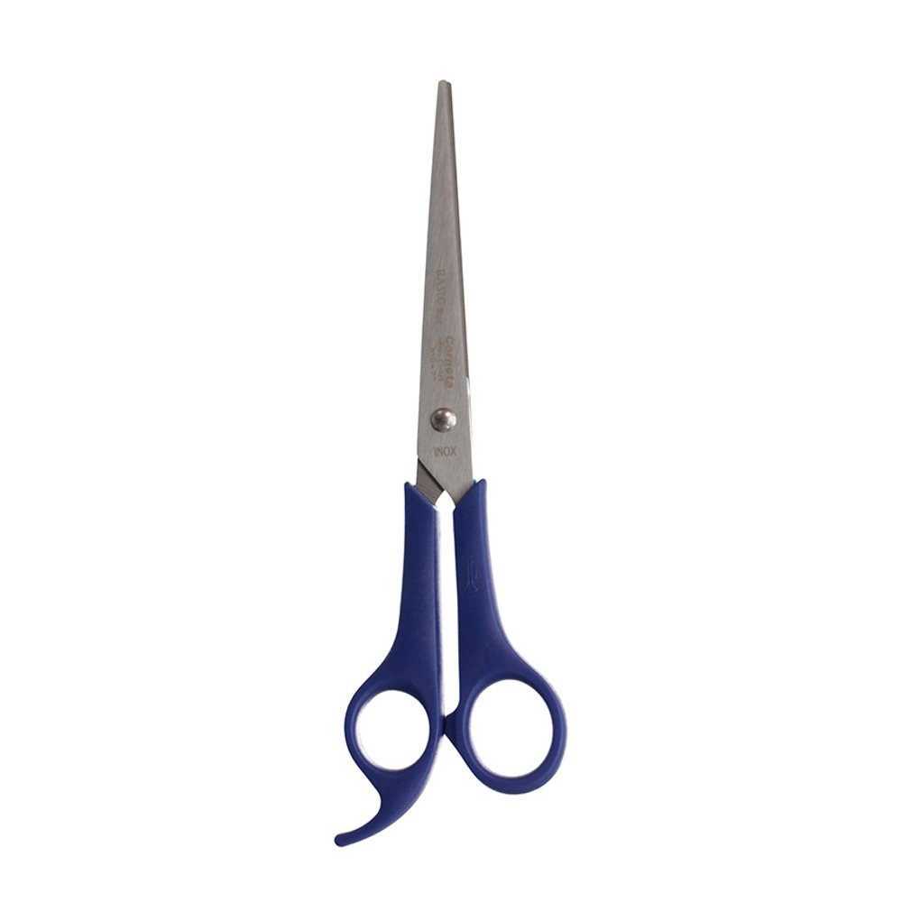 Tesoura Basic Blue Barbeiro 7" - Corneta