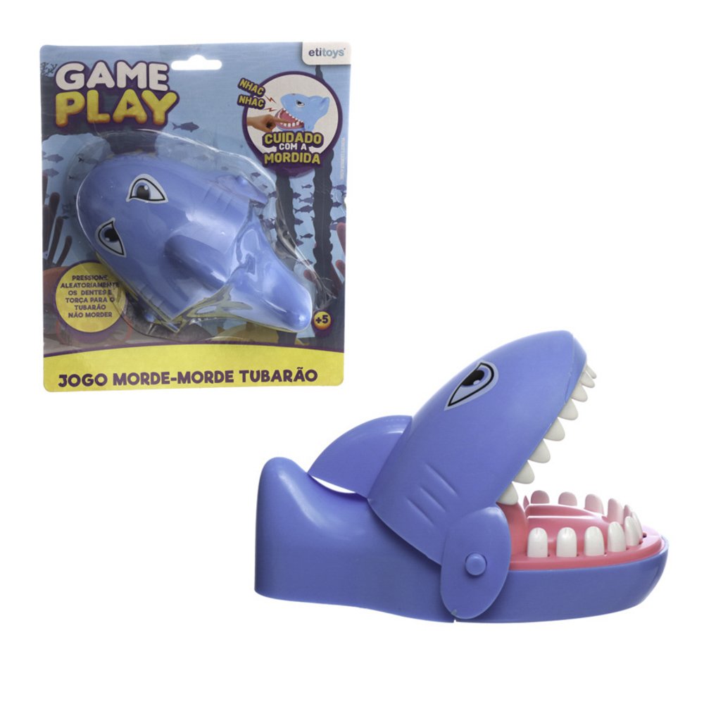 Jogo Morde-Morde Tubarao - ETITOYS