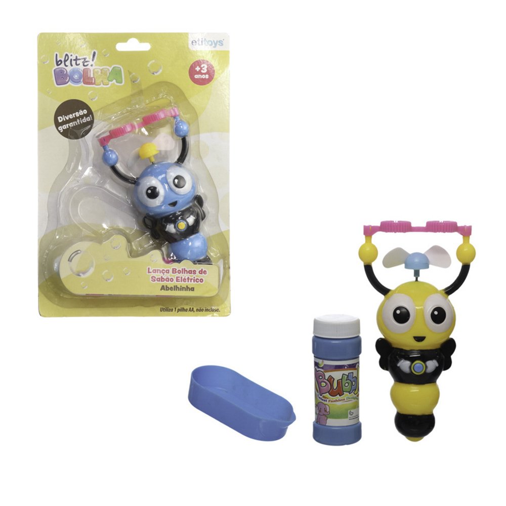 Lanca Bolhas Sabao Bee - ETITOYS