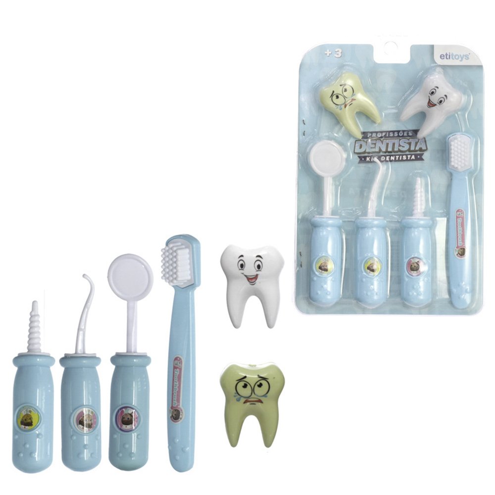 Kit Prof Dentista Bl 6Pc - ETITOYS