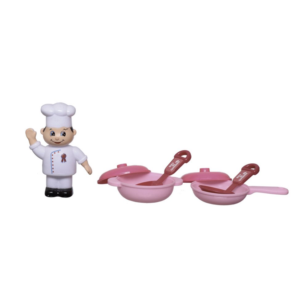Kit Cozinheiro Little Chef 8Pc - ETITOYS