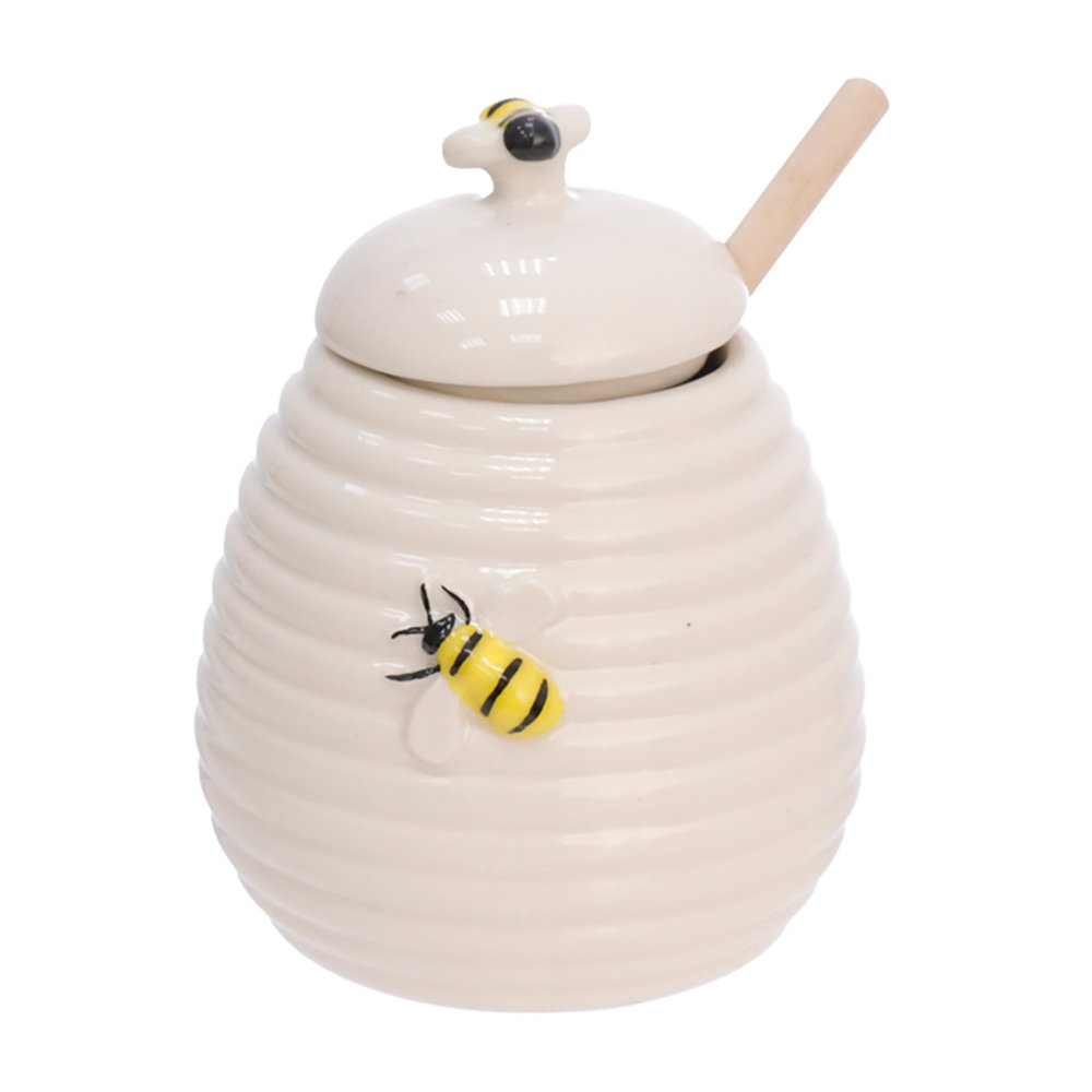 Meleira Colher Porcelana Bee 300Ml - HAUSKRAFT