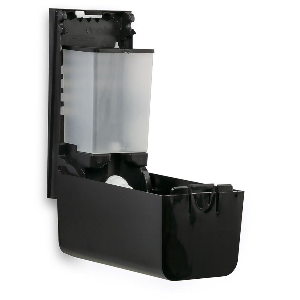 Dispenser Para Sabonete Espuma 800 ML Com Reservatorio Preto STREET Nobre