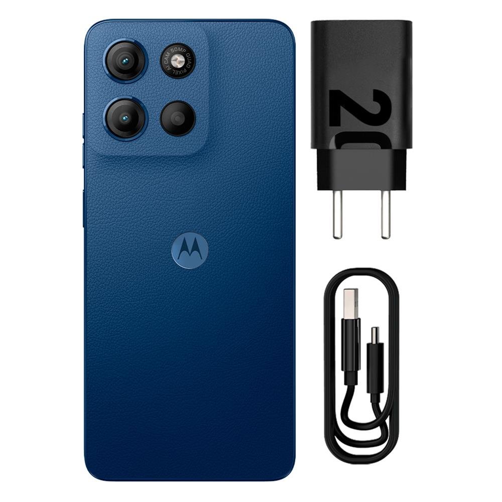 Smartphone Motorola XT2521-2 G15 Azul 4GB 128GB - PB6D0065BR