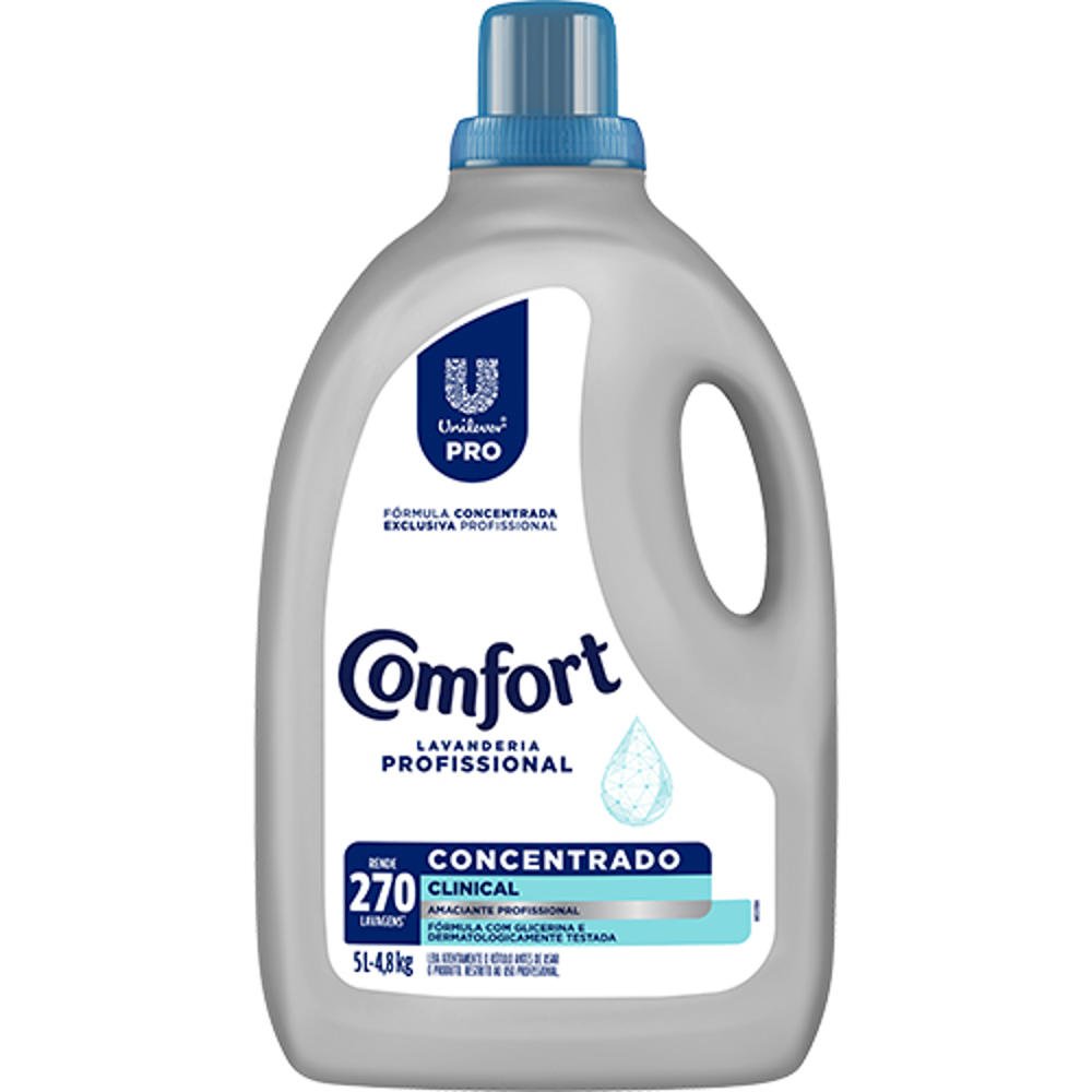 Amaciante De Roupa Comfort Concentrado Lavanderia Clinical 5L