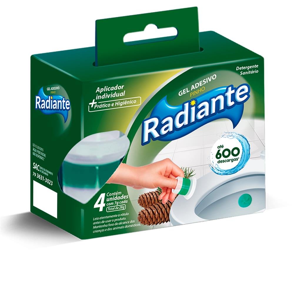 Caixa Gel Adesivo Radiante - Pinho 28g