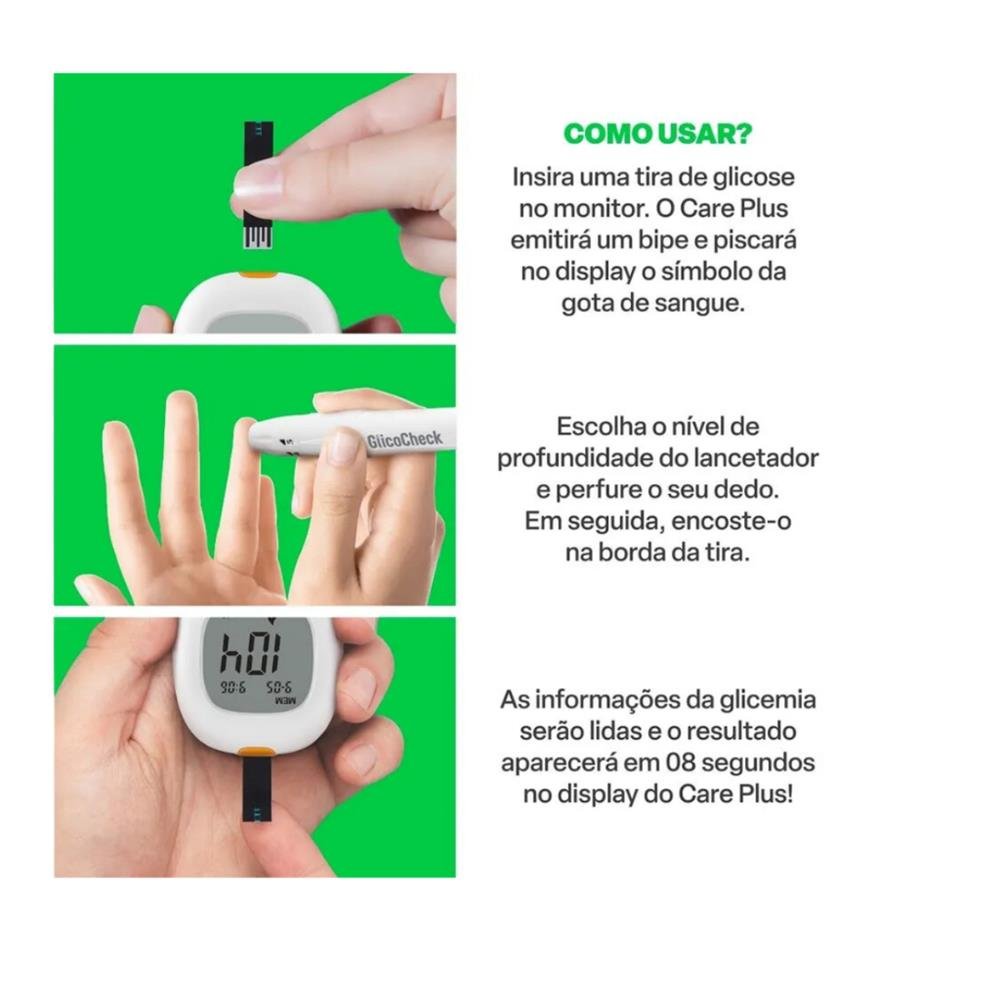 Monitor De Glice Glicocheck Careplus