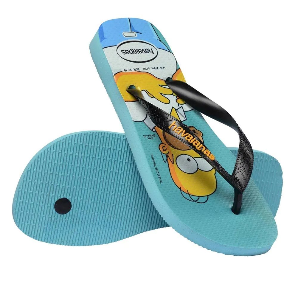 Havaianas Simpsons Azul Tradicional Preto 43/4 | Martins Atacado