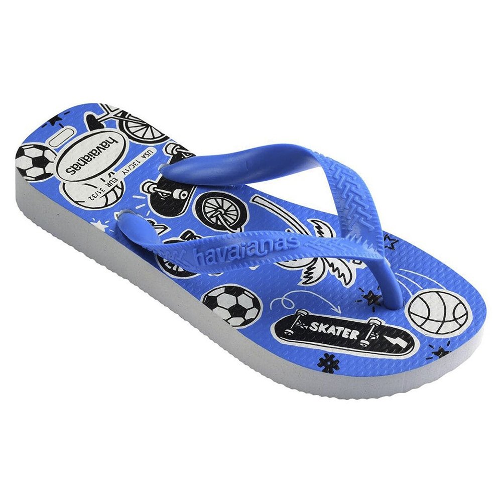 Havaianas Kids Athletic Branco/Azul 27/8