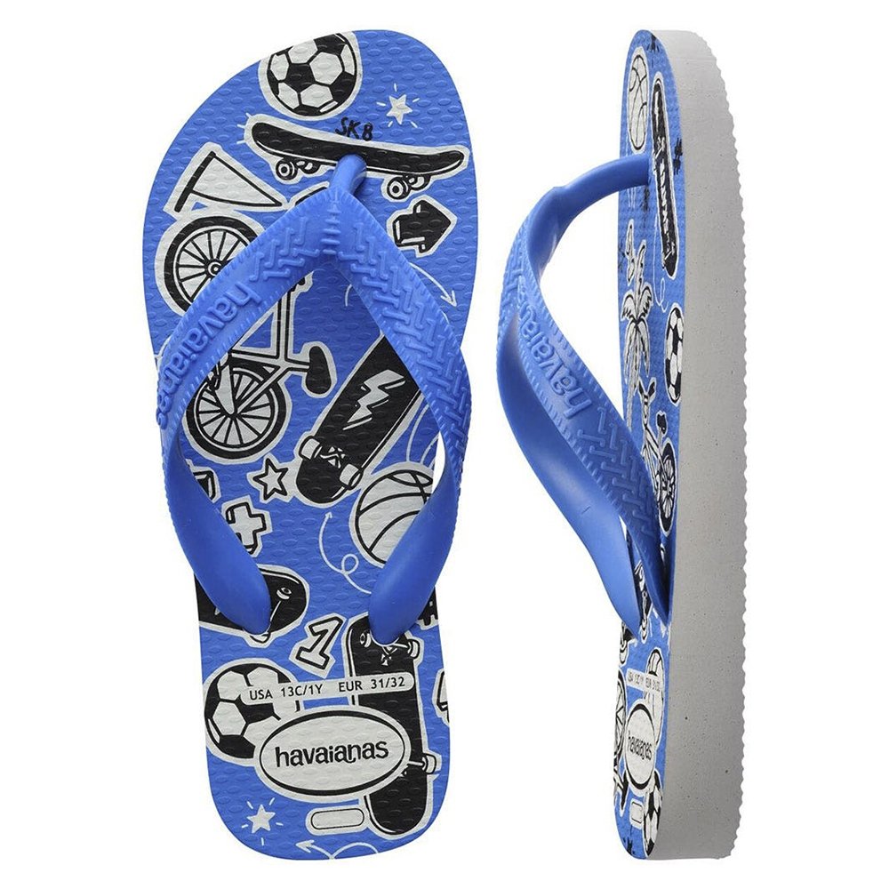 Havaianas Kids Athletic Branco/Azul 27/8