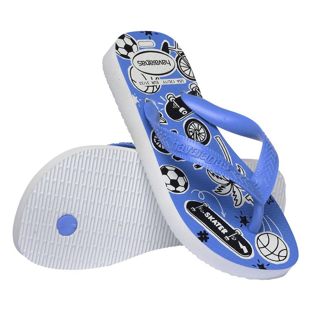 Havaianas Kids Athletic Branco/Azul 27/8