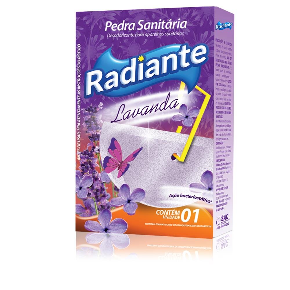 Pedra Sanitária Radiante Meia Lua - Lavanda