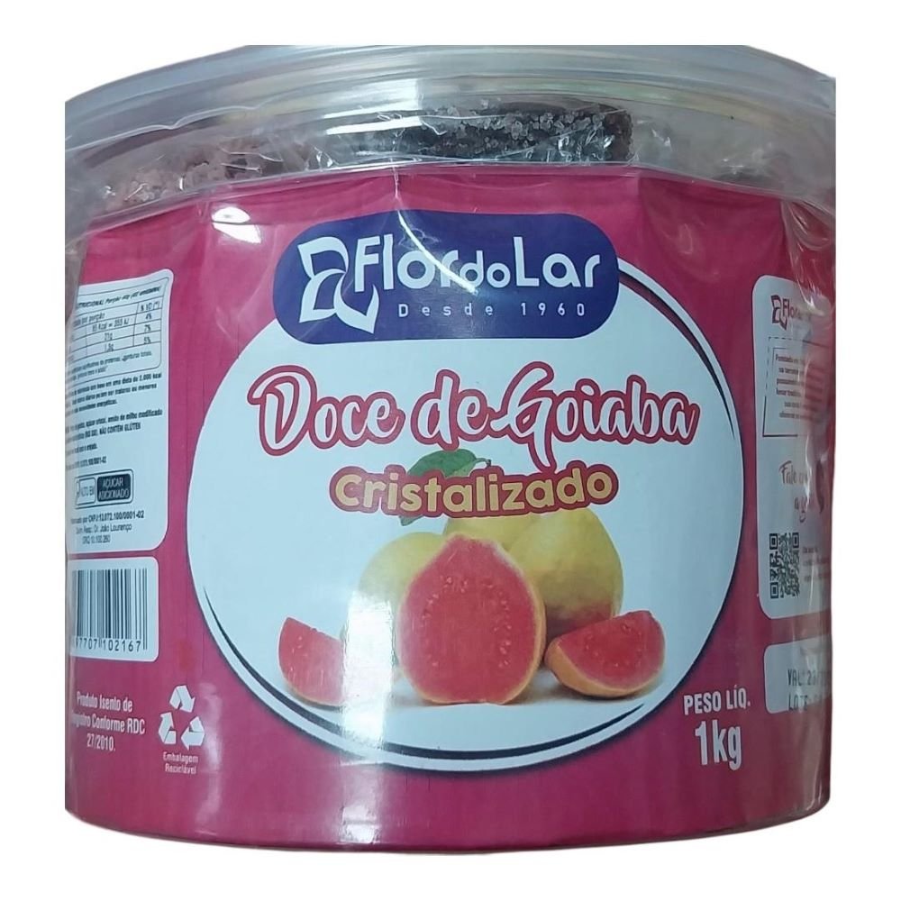 Doce De Goiaba Pote 1Kg - Caixa com 12 Unidades