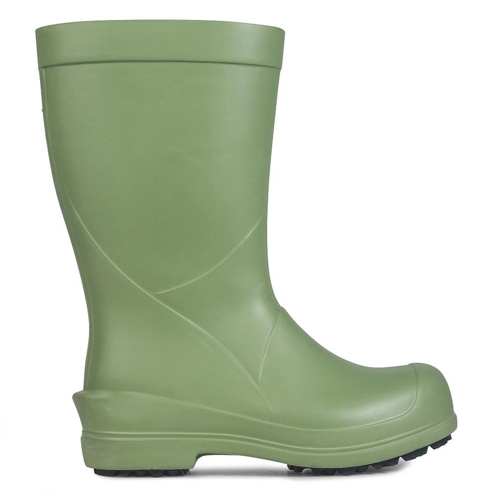 Bota de EVA Ocupacional C/ Solado Três Pontas - CA 51.814 - FEB-II-Y - Verde Tamanho 46 - Sticky Shoes