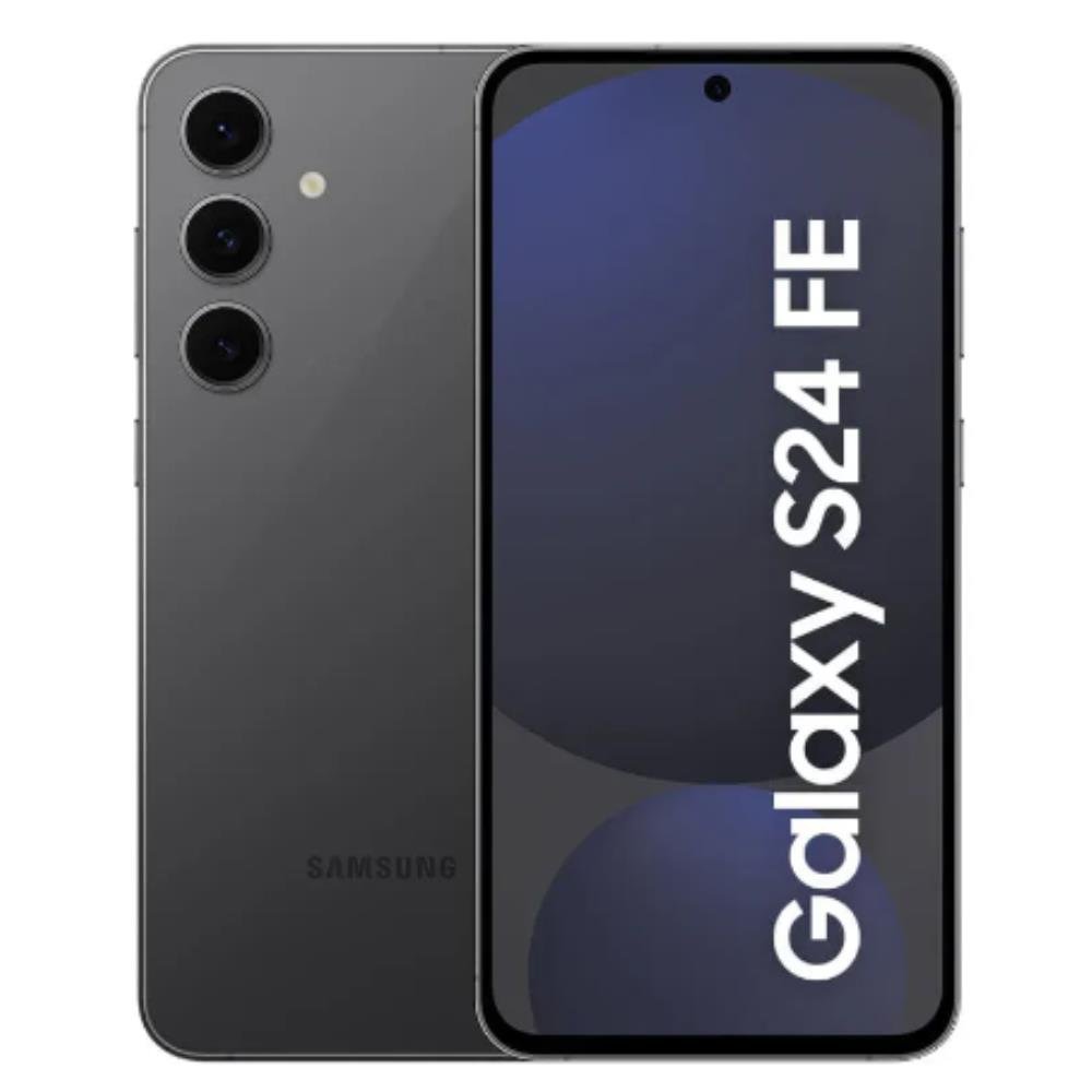 Smartphone Samsung Galaxy S24 FE 5G Grafite, 256GB, 8GB de RAM e Câmera Tripla Traseira de até 50MP, Selfie de 10MP