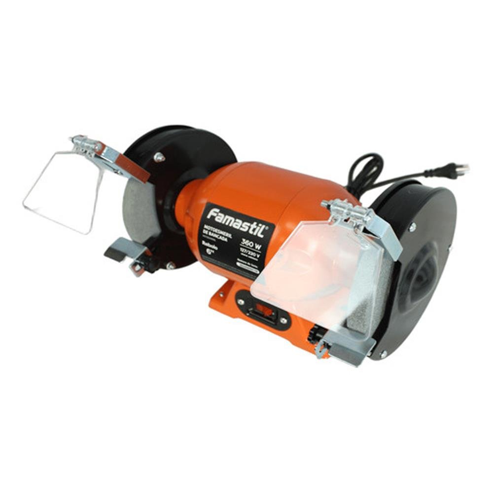 Moto Esmeril de Bancada 6" 360W 1/5CV Monofásico Bivolt Famastil