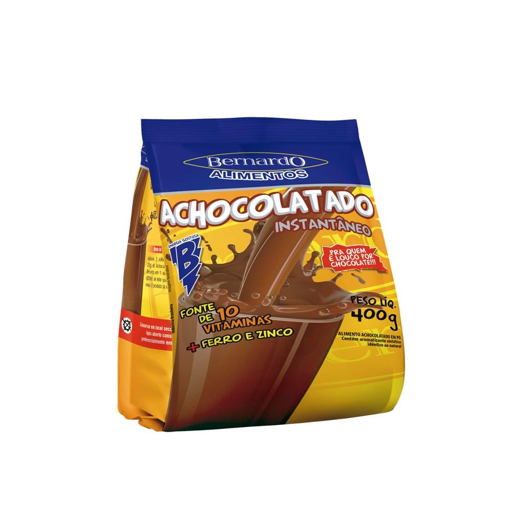 Achocolatado Bernardo - Caixa com 24x400g