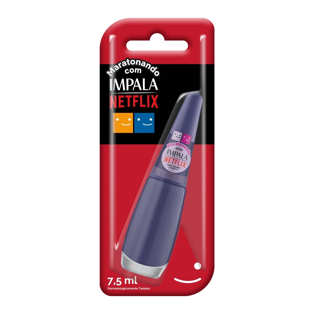Esmalte Impala Cremoso Maratonando Netflix Sem Spoiler Avulso 7,5ml