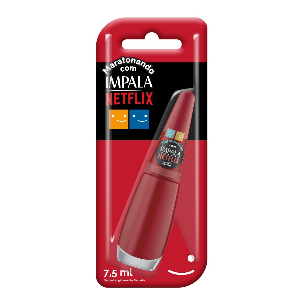 Esmalte Impala Cremoso Maratonando Netflix Netinha Avulso 7,5ml