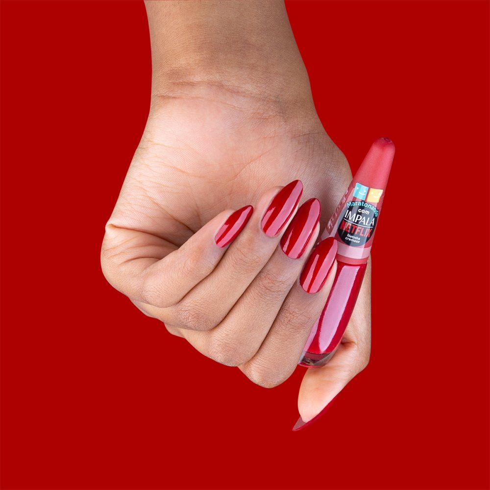 Esmalte Impala Cremoso Maratonando Netflix Netinha Avulso 7,5ml