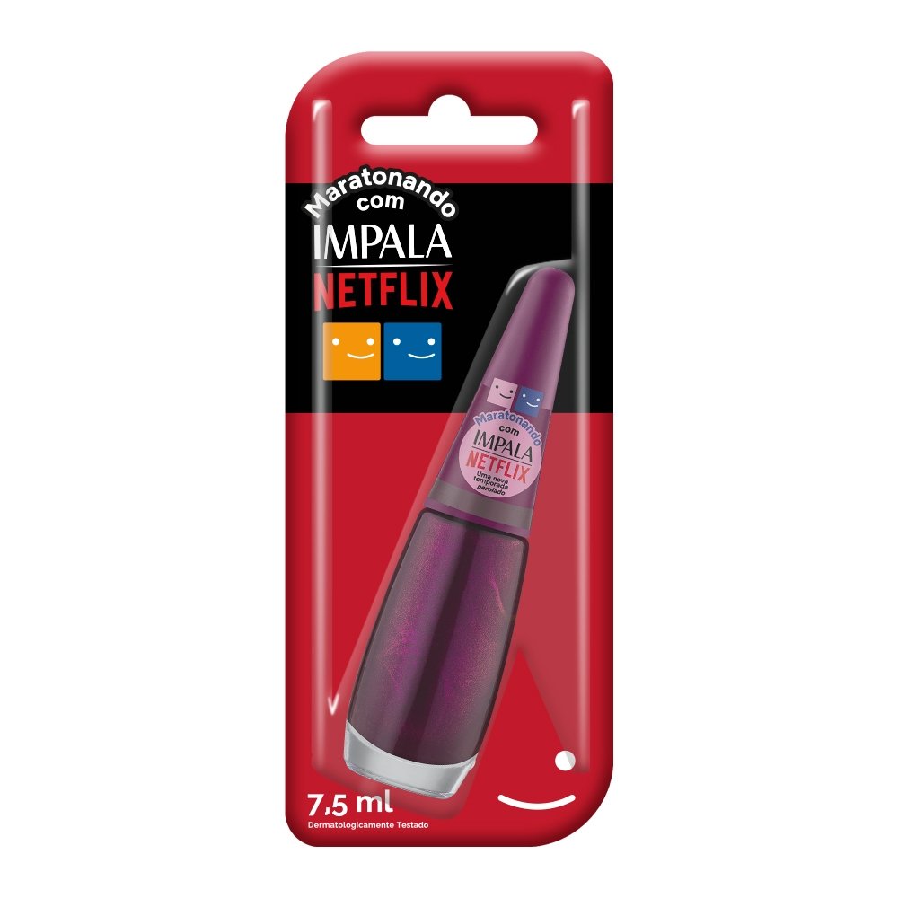 Esmalte Impala Perolado Maratonando Netflix Uma Nova Temporada Avulso 7,5ml