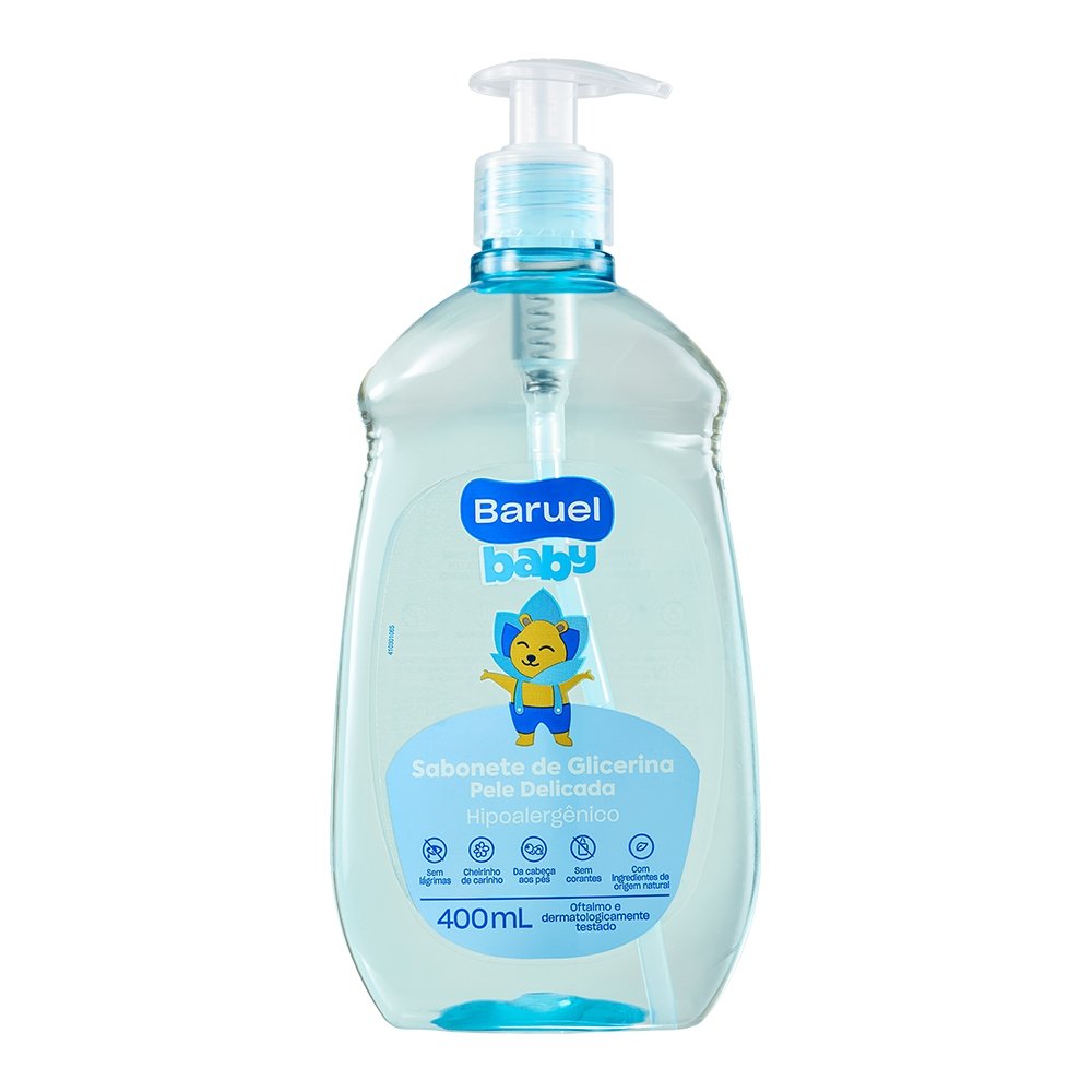 Sabonete Liquido Baruel Baby Pele Delicada 400ml