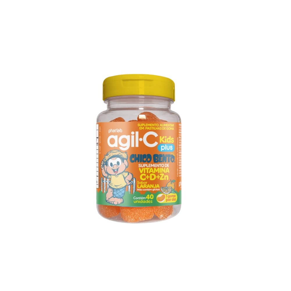 Agil-c Kids Laranja 40un Goma Mast (vit C)