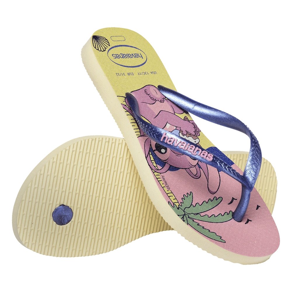 Havaianas Kids Slim Disney Stitch Buttercream 31/2