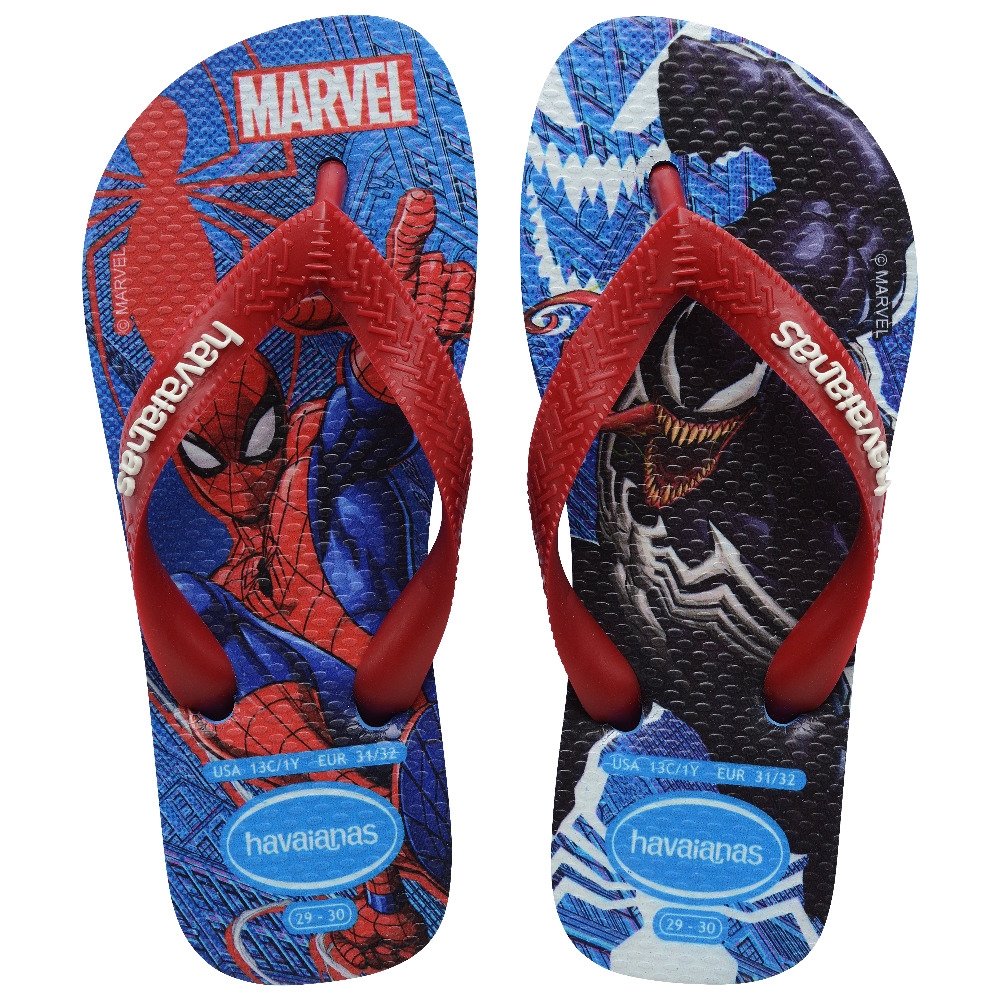 Havaianas Kids Top Marvel II Azul Brilhante 35/6