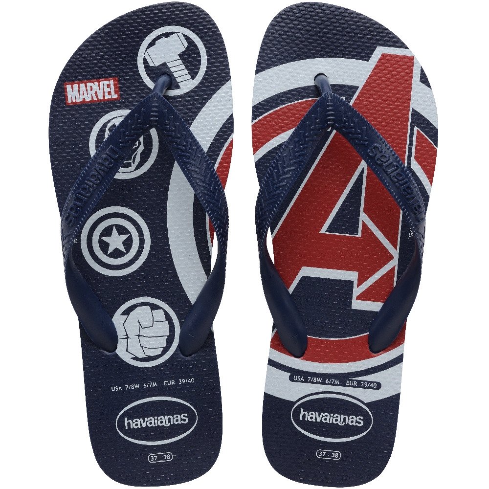 Havaianas Top Marvel Logomania Marinho 41/2