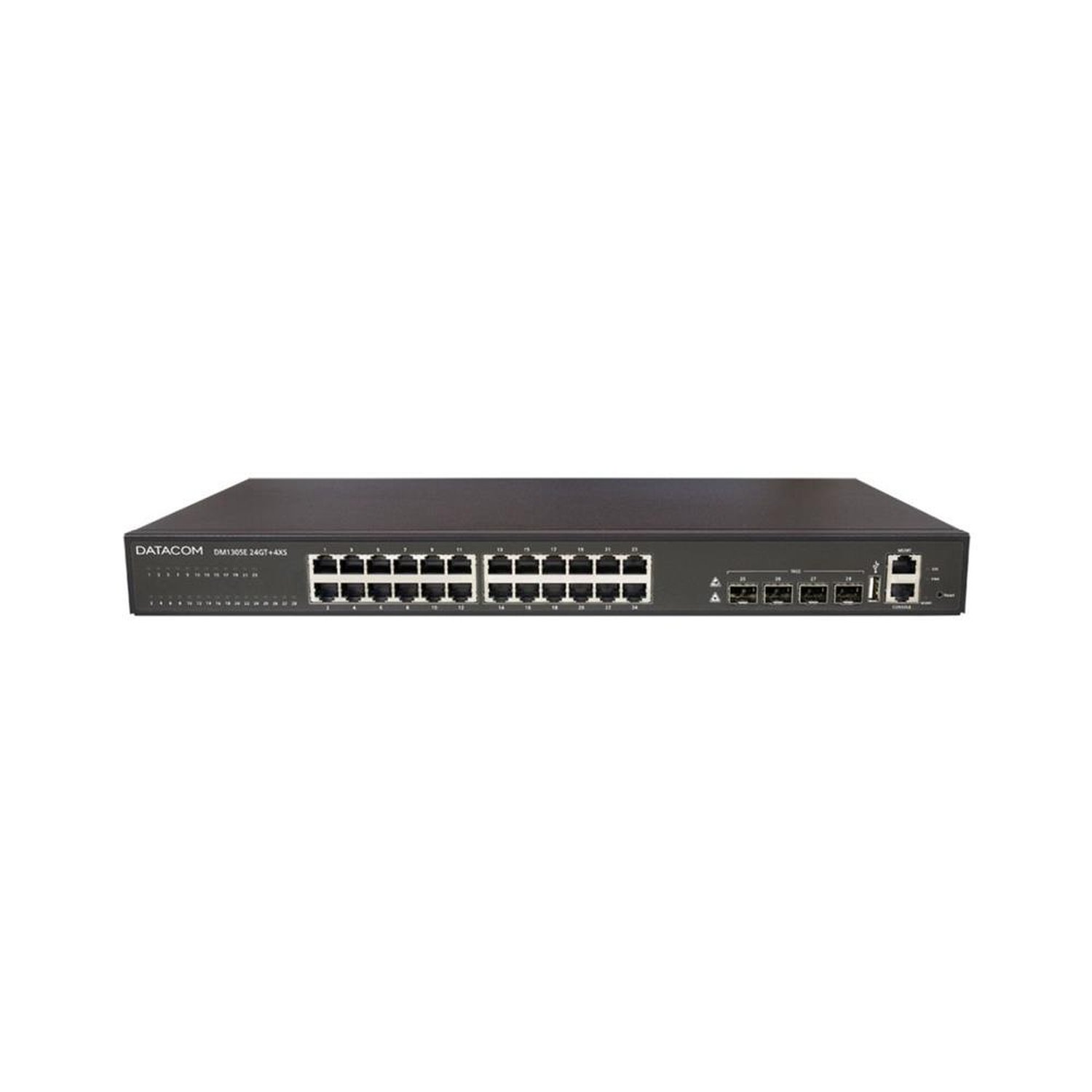 Switch Datacom Dm1305e, 24 Portas, 24Gt+4Xs, 128 Gbit/S, Preto
