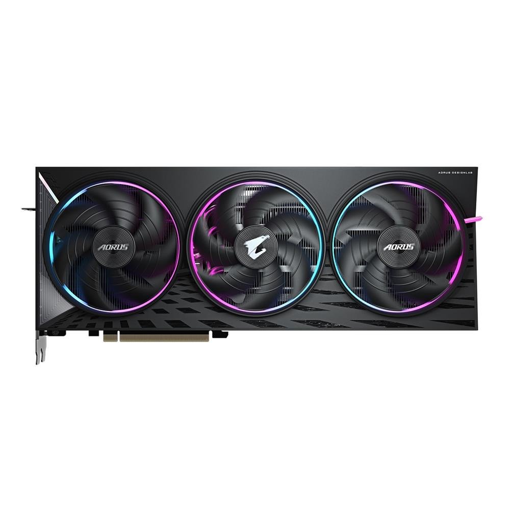 Placa de Vídeo Gigabyte Aorus Radeon RX 9070 XT Elite, 16GB, 256 Bits, GDDR6, DLSS, Ray Tracing, Preto