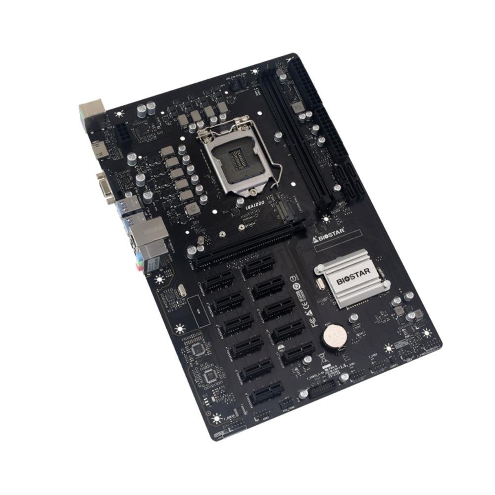 Placa mãe BIOSTAR ATB560-BTC PRO 1200, Chipset Intel B560, 2 Slots DDR4, 64GB RAM, XMP, M.2, Gigabit, ATX