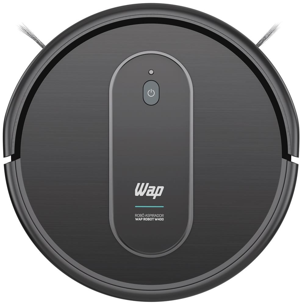 WAP Aspirador de Pó Robô ROBOT W400 3 em 1, Automático, 300ml, Compatível com Assistentes de Voz, 30W
